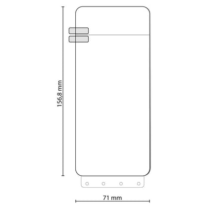 Protector Completo de Pantalla Hidrogel para Xiaomi Mi 12T/Mi 12T Pro Lámina Película Protectora Antiarañazos Antihuellas