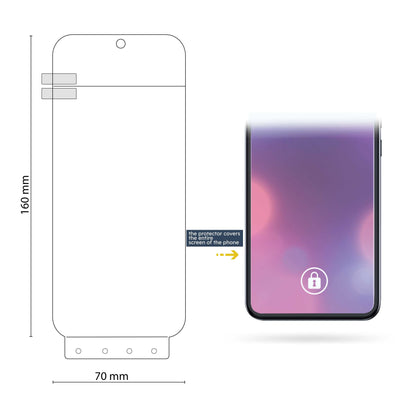 Protector Completo de Pantalla Hidrogel para Redmi Note 11s 5G/Poco M4 Pro 5G Lámina Película Protectora Antiarañazos Antihuellas