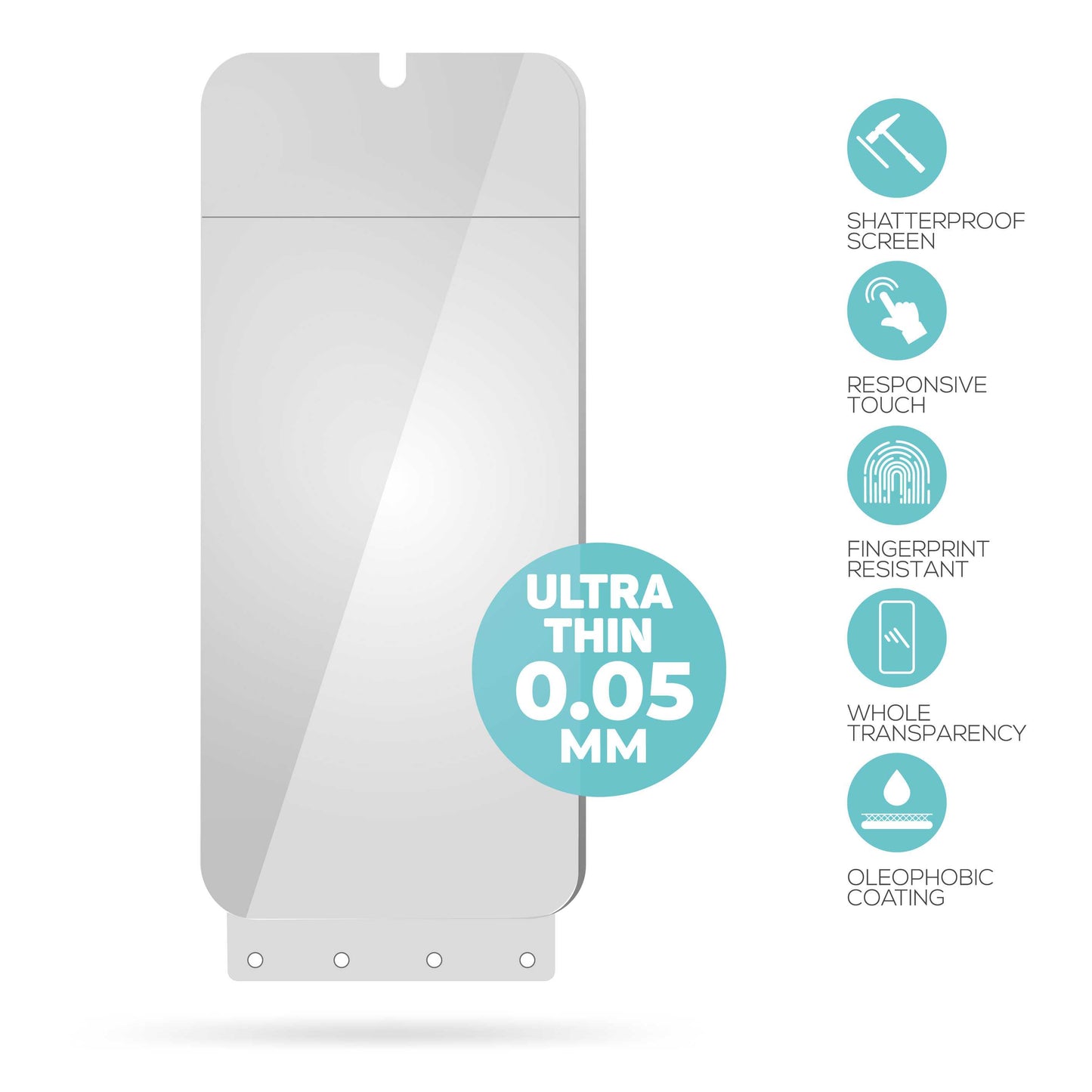 Protector de Pantalla de Hidrogel para Oppo A78 5G/A58 5G/A58X 5G protege la pantalla completa Lámina Película Protectora Antiarañazos Antihuellas