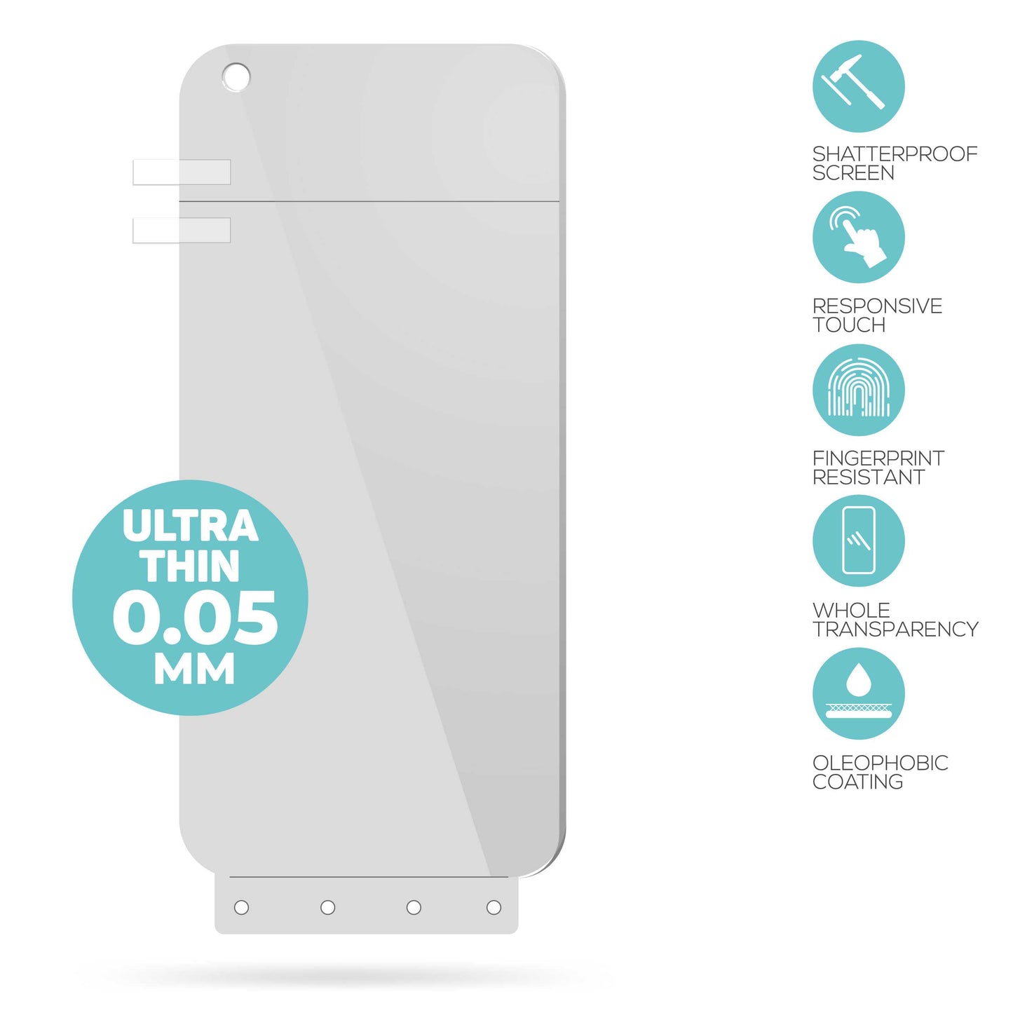 Protector de Pantalla de Hidrogel para OPPO Find X5 protege la pantalla completa Lámina Película Protectora Antiarañazos Antihuellas