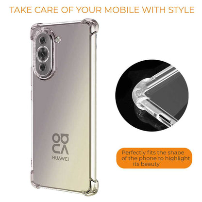 Funda de TPU para HUAWEI nova 10 pro, Carcasa Flexible con Esquinas Reforzadas Antigolpes, Protección en Cámaras, Silicona Transparente