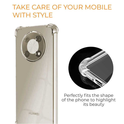 Funda de TPU para HUAWEI nova y90, Carcasa Flexible con Esquinas Reforzadas Antigolpes, Protección en Cámaras, Silicona Transparente