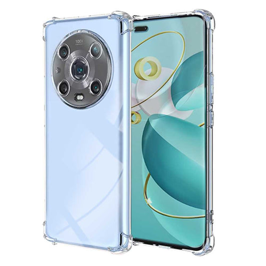 Funda de TPU para HONOR magic4 pro, Carcasa Flexible con Esquinas Reforzadas Antigolpes, Protección en Cámaras, Silicona Transparente