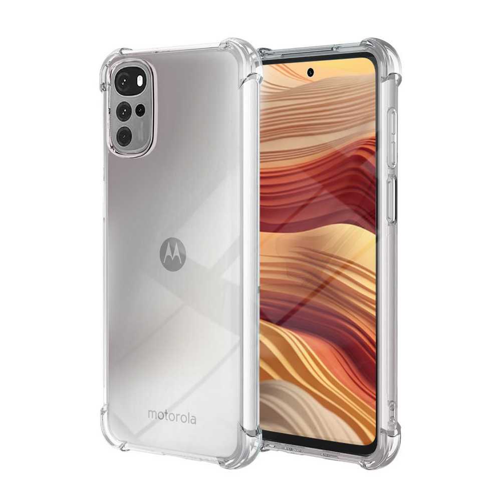 Funda de TPU para MOTOROLA moto e32/moto e32s/moto g22, Carcasa Flexible con Esquinas Reforzadas Antigolpes, Protección en Cámaras, Silicona Transparente