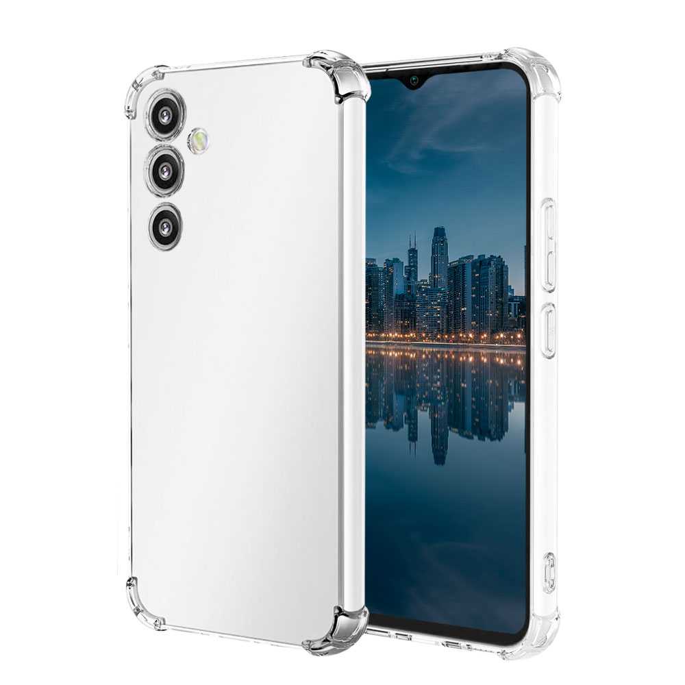 Funda de TPU para Samsung galaxy M14 5G, Carcasa Flexible con Esquinas Reforzadas Antigolpes, Protección en Cámaras, Silicona Transparente