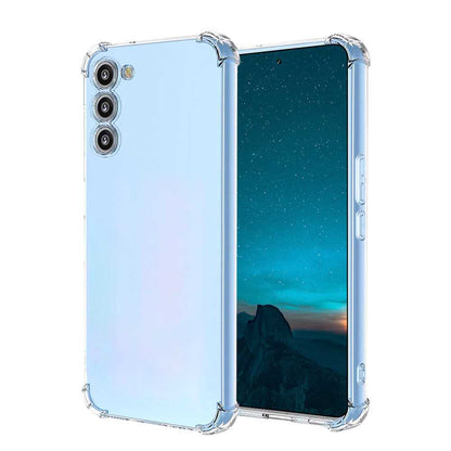 Funda de TPU para Samsung galaxy S23 plus, Carcasa Flexible con Esquinas Reforzadas Antigolpes, Protección en Cámaras, Silicona Transparente