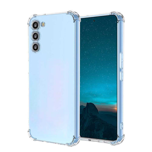 Funda de TPU para Samsung galaxy S23 plus, Carcasa Flexible con Esquinas Reforzadas Antigolpes, Protección en Cámaras, Silicona Transparente