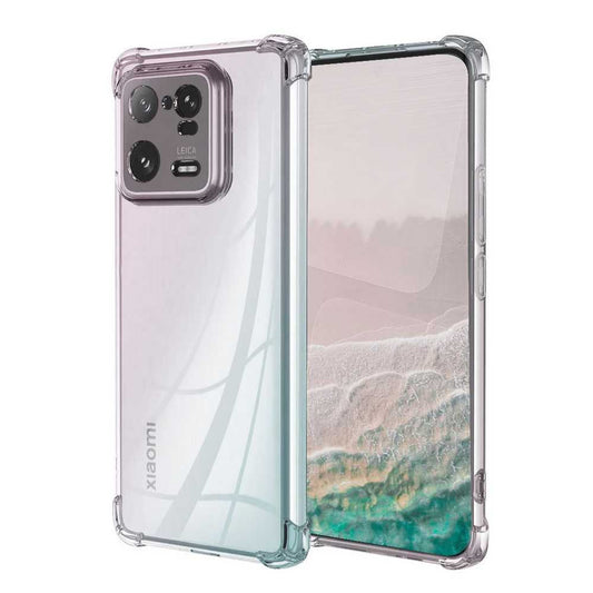 Funda de TPU para xiaomi 13 pro, Carcasa Flexible con Esquinas Reforzadas Antigolpes, Protección en Cámaras, Silicona Transparente