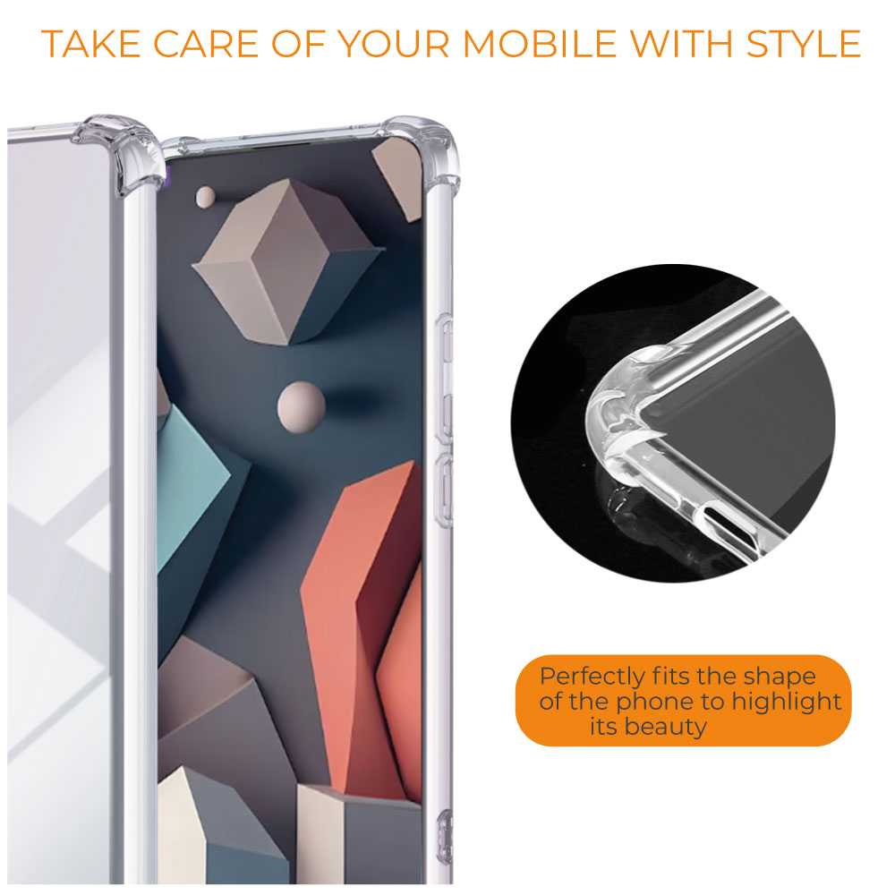 Funda de TPU para poco f5 pro, Carcasa Flexible con Esquinas Reforzadas Antigolpes, Protección en Cámaras, Silicona Transparente