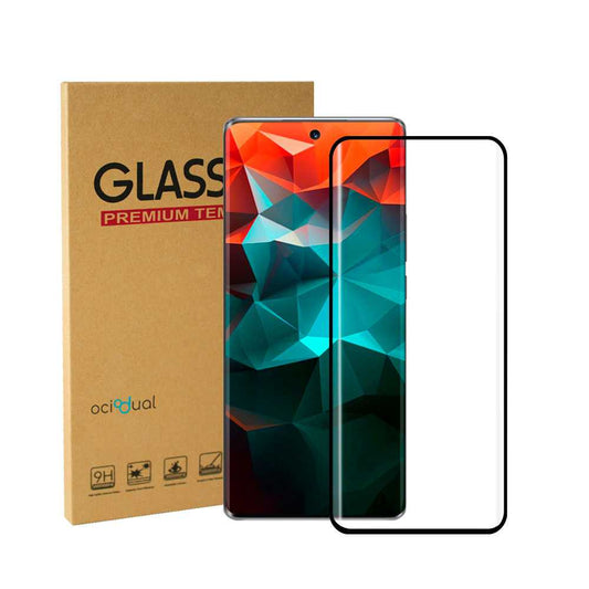 Protector de Pantalla Cristal Vidrio Curvo Pegamento con Borde Templado Premium 2.5D 9H compatible con Huawei Nova 10