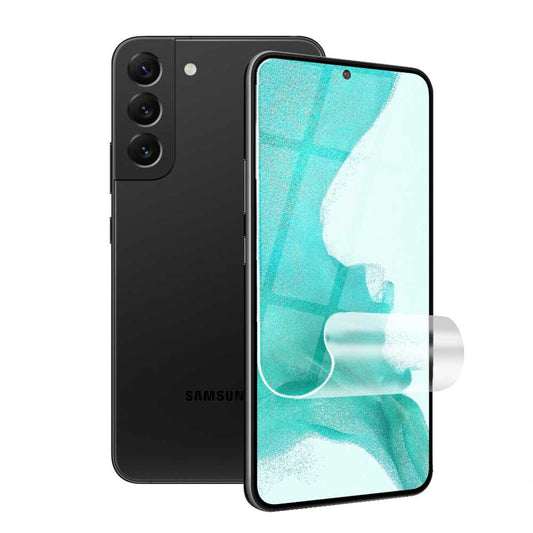 Protector Completo de Pantalla Hidrogel para Samsung Galaxy S22 Plus Lámina Película Protectora Antiarañazos Antihuellas