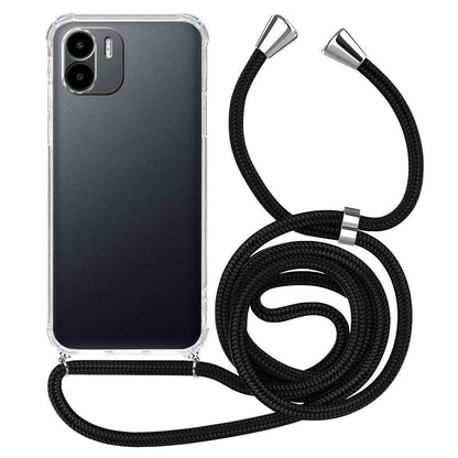 Funda de TPU para Redmi A1 Plus, Carcasa Flexible con Colgante, Antigolpes, Protección en Cámaras, funda con colgante