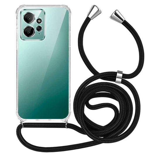 Funda de TPU para Redmi Note 12 4G, Carcasa Flexible con Colgante, Antigolpes, Protección en Cámaras, funda con colgante