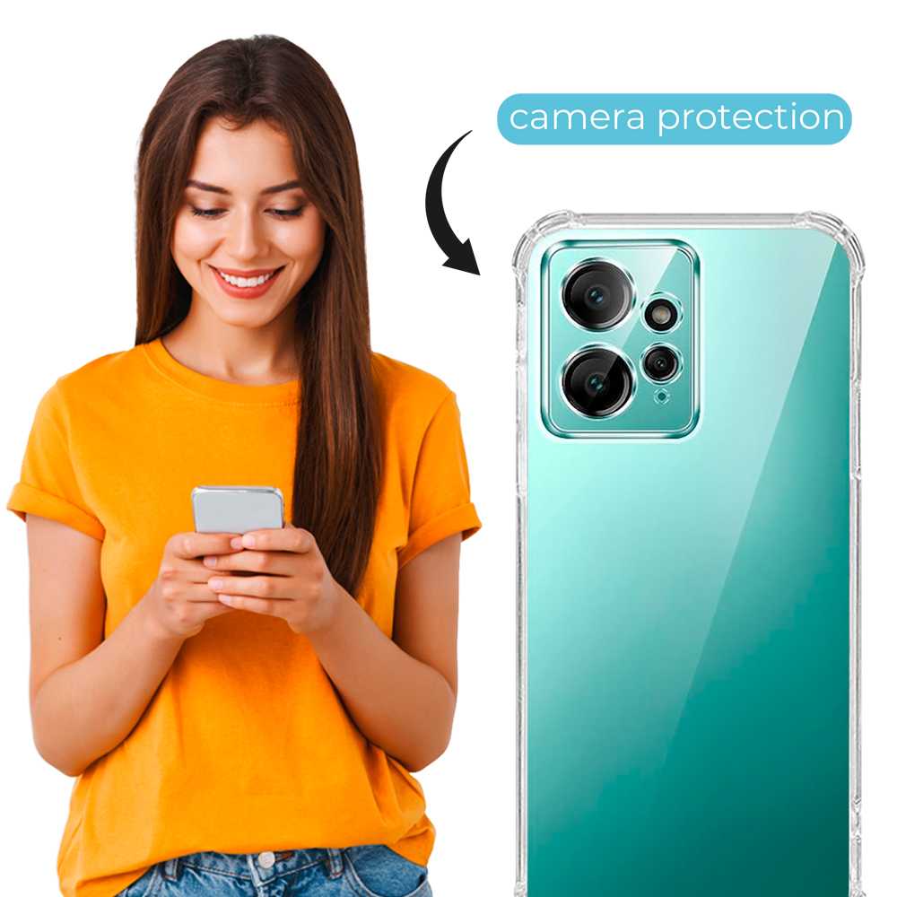 Funda de TPU para Redmi Note 12 4G, Carcasa Flexible con Colgante, Antigolpes, Protección en Cámaras, funda con colgante