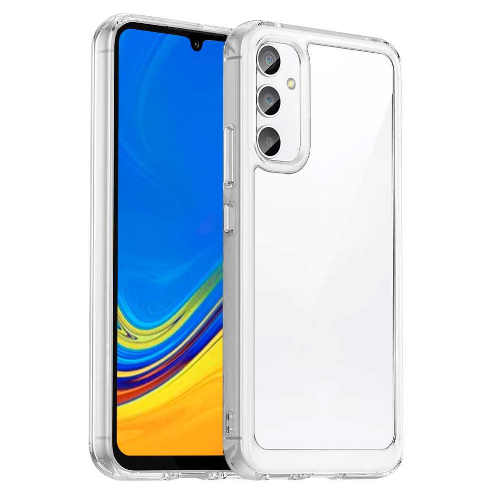 Funda de TPU para Galaxy A54 5G, Funda transparente con borde resistente, Proteccion en Camaras, Silicona Transparente