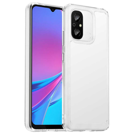 Funda de TPU para Xiaomi Redmi 12C, Funda transparente con borde resistente, Proteccion en Camaras, Silicona Transparente