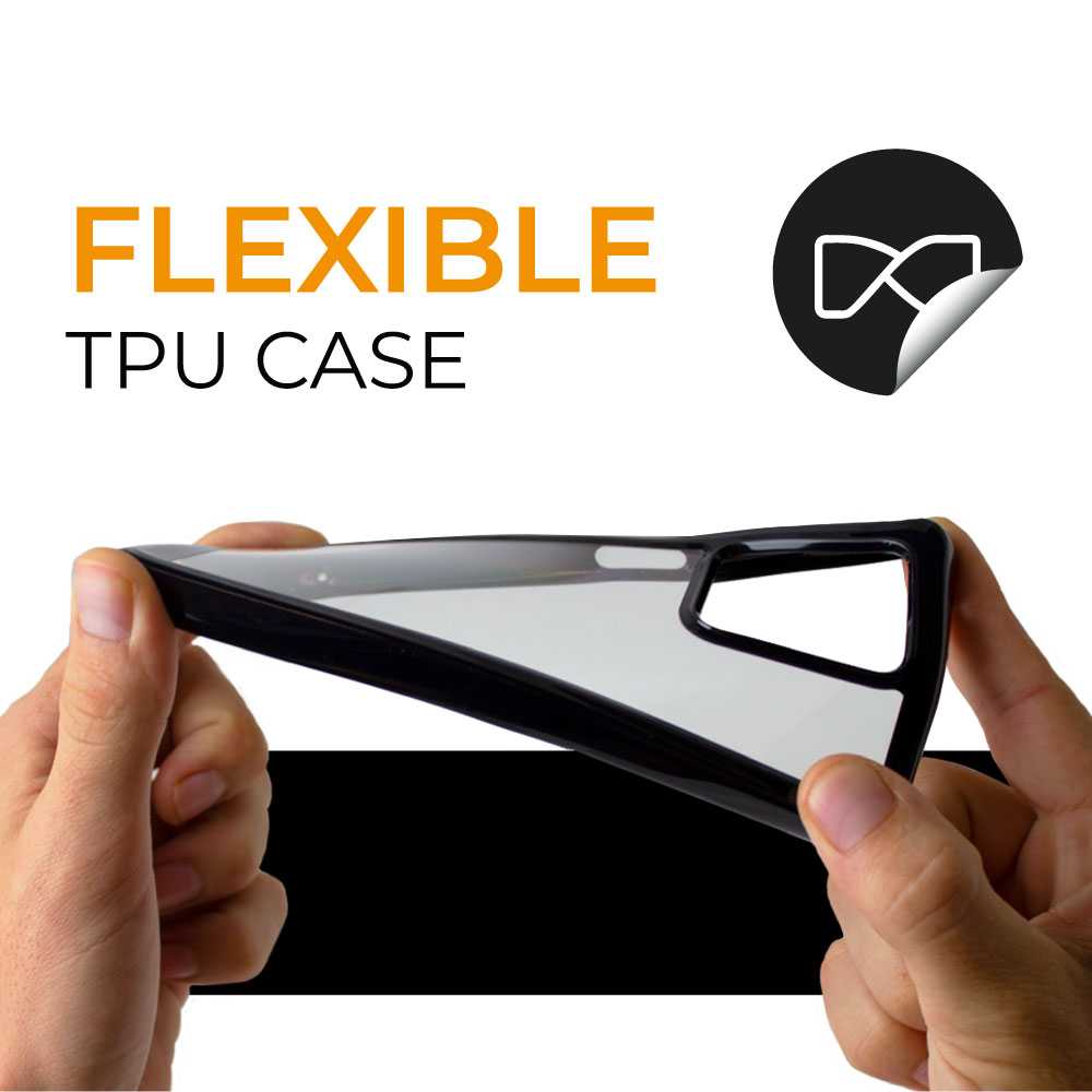 Funda de TPU para Redmi Note 12 Pro 5G, Funda transparente con borde negro, Proteccion en Camaras, Silicona Transparente