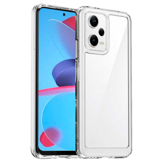 Funda de TPU para Redmi Note 12 Pro 5G, Funda transparente con borde resistente, Proteccion en Camaras, Silicona Transparente