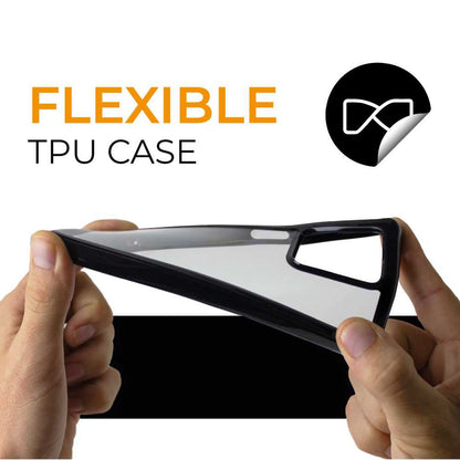 Funda de TPU para Redmi Note 12 Pro+, Funda transparente con borde Negro, Proteccion en Camaras, Silicona Transparente