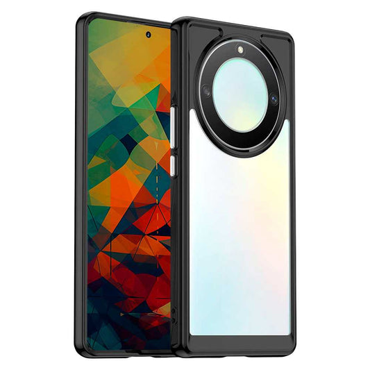 Funda de TPU para Magic5 Lite, Funda transparente con borde negro, Proteccion en Camaras, Silicona Transparente