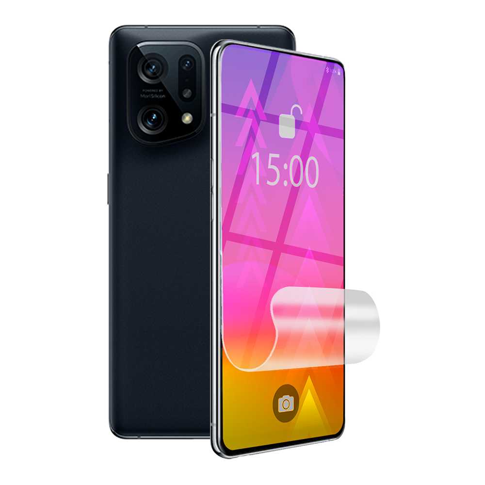 Protector de Pantalla de Hidrogel para OPPO Find X5 PRO protege la pantalla completa Lámina Película Protectora Antiarañazos Antihuellas