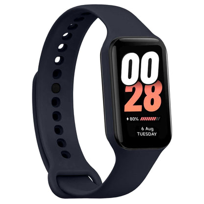 Correa de Recambio Compatible con Xiaomi Smart Band 8 Active/Redmi Smart Band 2, de color Azul Oscuro, Pulsera de Repuesto de Silicona Suave Flexible Sport Goma