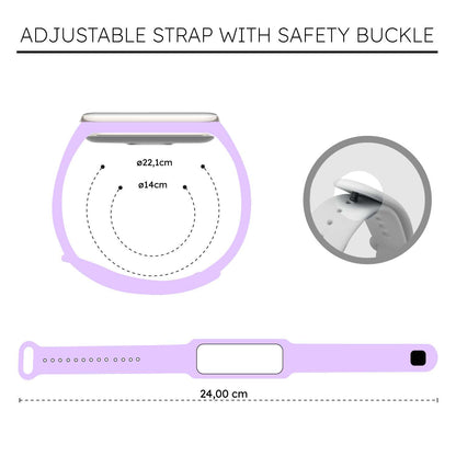 Correa de Recambio Compatible con Xiaomi Smart Band 8 Active/Redmi Smart Band 2, de color Lavanda, Pulsera de Repuesto de Silicona Suave Flexible Sport Goma