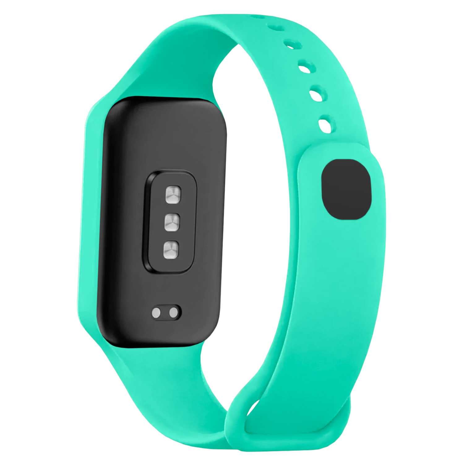 Correa de Recambio Compatible con Xiaomi Smart Band 8 Active/Redmi Smart Band 2, de color Turquesa, Pulsera de Repuesto de Silicona Suave Flexible Sport Goma