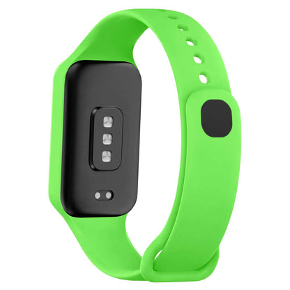 Correa de Recambio Compatible con Xiaomi Smart Band 8 Active/Redmi Smart Band 2, de color Verde, Pulsera de Repuesto de Silicona Suave Flexible Sport Goma