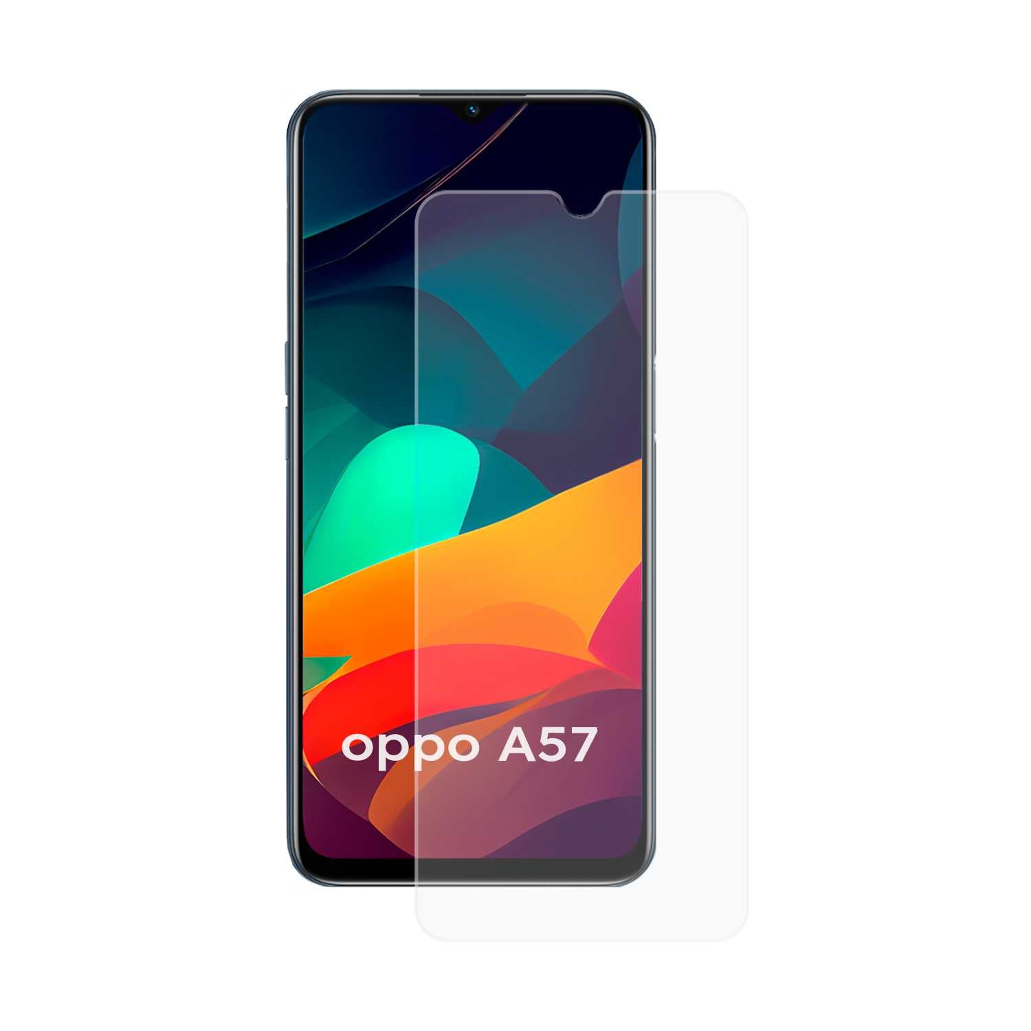 3 Protectores para Oppo A57 4G, Pack x3 Protectores de Pantalla, Cristal Templado,  Antiarañazos,