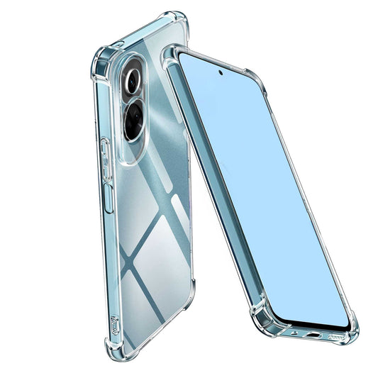 Funda de TPU para Honor 90 Lite 5G, Carcasa Flexible con Esquinas Reforzadas Antigolpes, Protección en Cámaras, Silicona Transparente