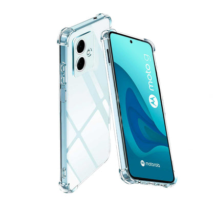 Funda Protectora de TPU para Motorola Moto g54 5G, Carcasa de Protección Transparente con Esquinas Reforzadas, Protección para la Cámara Trasera