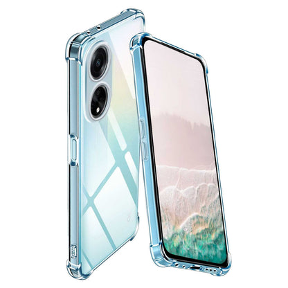 Funda de TPU para Oppo A98/A1/F23 5G, Carcasa Flexible con Esquinas Reforzadas Antigolpes, Protección en Cámaras, Silicona Transparente