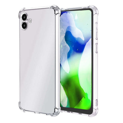 Funda de TPU para Samsung Galaxy A04 4G, Carcasa Flexible con Esquinas Reforzadas Antigolpes, Protección en Cámaras, Silicona Transparente