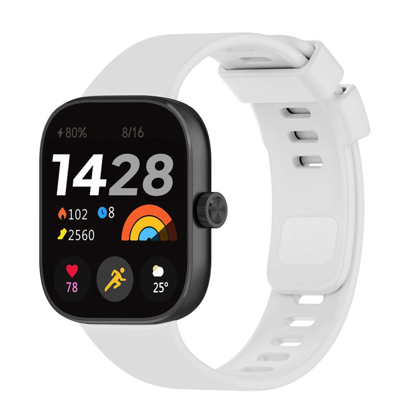 Correa Reloj Inteligente Compatible con Xiaomi Smart Band 8 Pro, Redmi Watch 4, Pulsera Reloj Inteligente de Silicona, Resistente al Sudor, Transpirable,