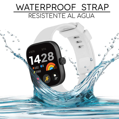 Correa Reloj Inteligente Compatible con Xiaomi Smart Band 8 Pro, Redmi Watch 4, Pulsera Reloj Inteligente de Silicona, Resistente al Sudor, Transpirable,