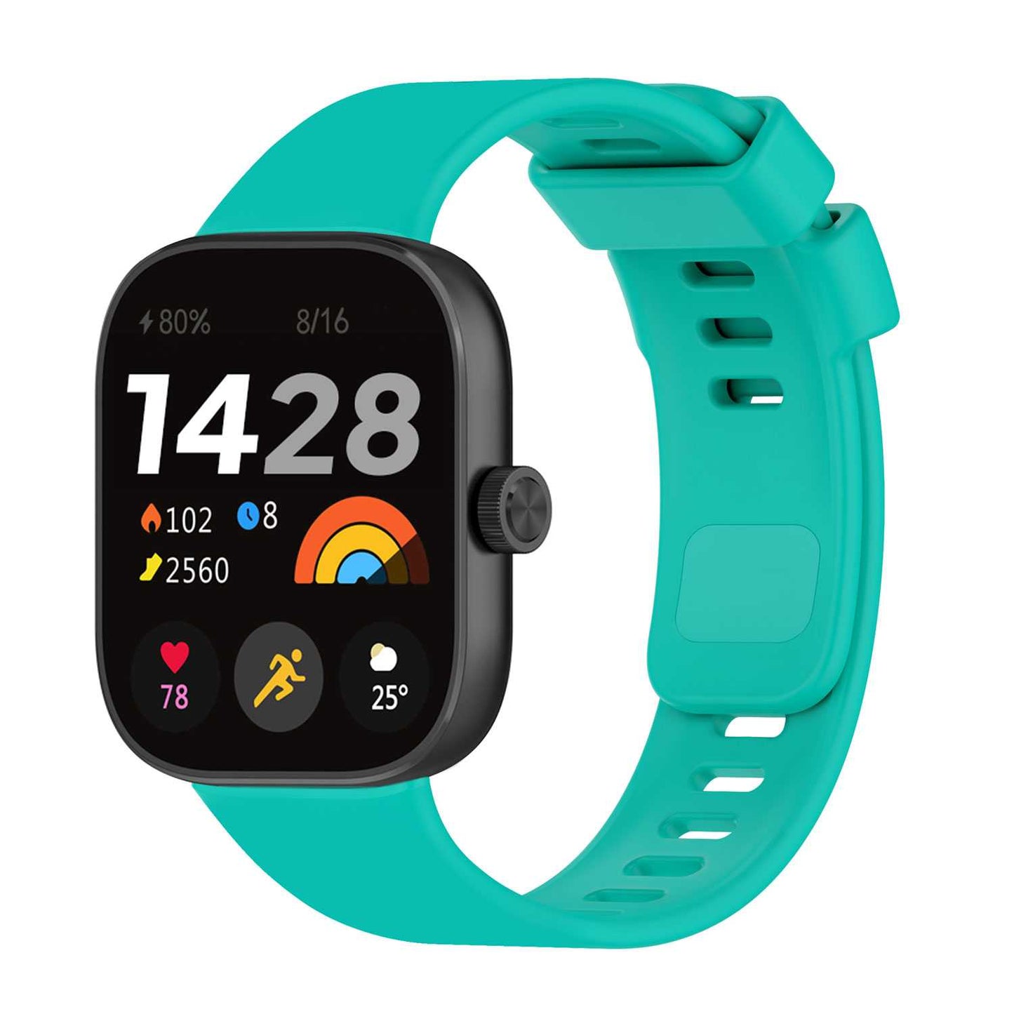 Correa Reloj Inteligente Compatible con Xiaomi Smart Band 8 Pro, Redmi Watch 4, Pulsera Reloj Inteligente de Silicona, Resistente al Sudor, Transpirable,