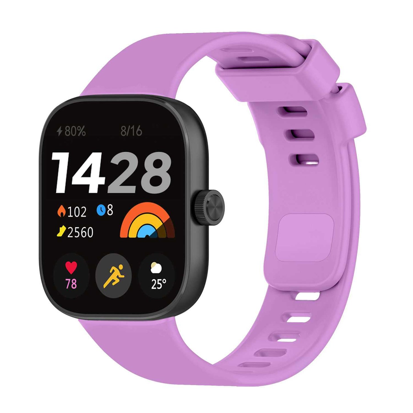 Correa Reloj Inteligente Compatible con Xiaomi Smart Band 8 Pro, Redmi Watch 4, Pulsera Reloj Inteligente de Silicona, Resistente al Sudor, Transpirable,