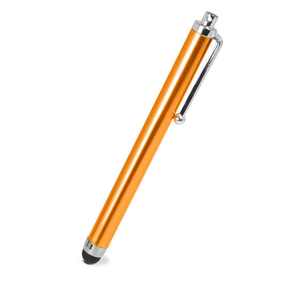 Lápiz para Pantalla Táctil, Lápiz Capacitivo Naranja para Tablet/iPad/iPhone/Smartphone/Android/IOS, Bolígrafo Táctil