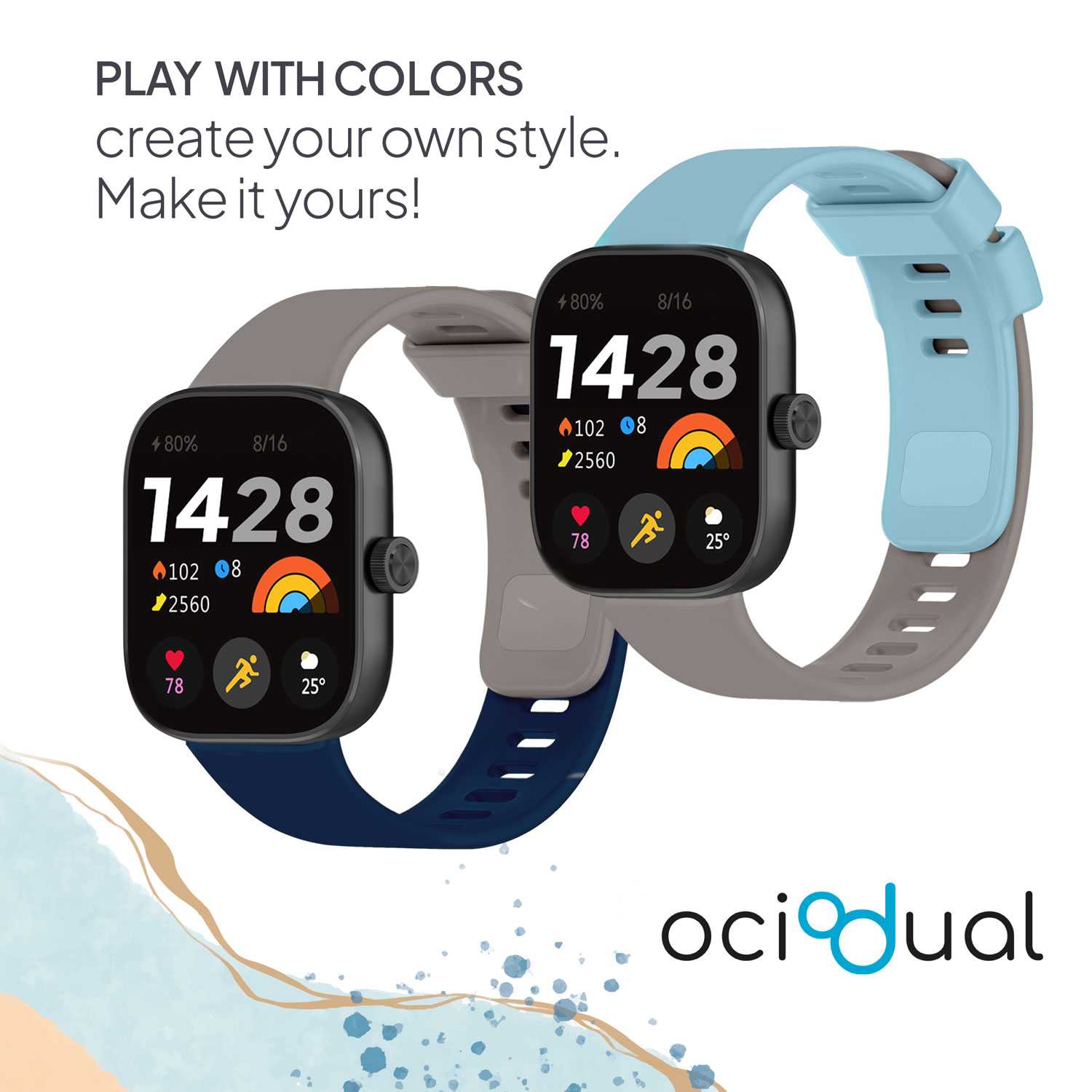 Correa Reloj Inteligente Compatible con Xiaomi Smart Band 8 Pro, Redmi Watch 4, Pulsera Reloj Inteligente de Silicona, Resistente al Sudor, Transpirable,