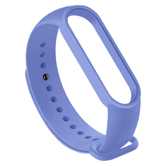Pulsera de Recambio Silicona Suave Flexible Compatible con Xiao Mi Band 7 6 5 Amazfit Band 5 Azul Cielo Correa Repuesto Flex Goma