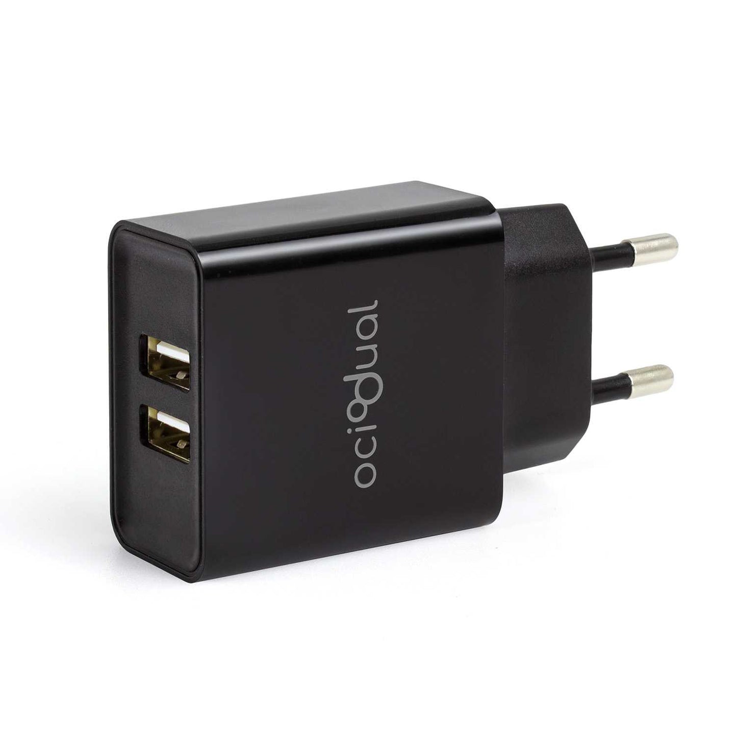 Cargador de Pared EU, 2 Puertos USB de 5v, 2.1A, 10W, Cargador para Smartphones, Adaptador de Corriente para Enchufe USB, Carga