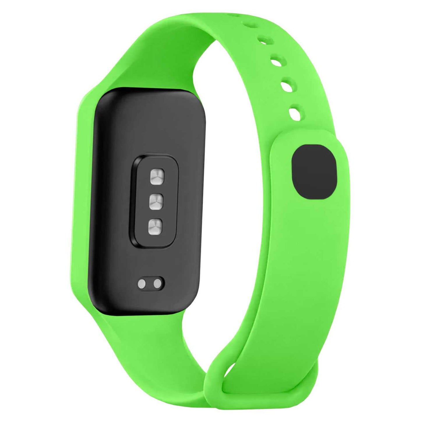 Correa de Recambio Compatible con Xiaomi Smart Band 8 Active/Redmi Smart Band 2, de color Verde, Pulsera de Repuesto de Silicona Suave Flexible Sport Goma
