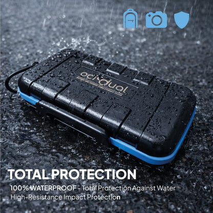 Ociodual Estuche Organizador para Tarjetas de Memoria y Pilas AA/AAA, Compacto, Resistente al Agua y Portátil
