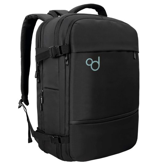 Mochila de viaje cabina negra 55x40x20 cm 40 litros