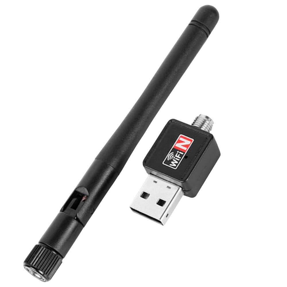 Tarjeta de Red Inalámbrica Externa Antena WIFI USB Adaptador 150Mbps 2dBi LAN Wireless Ethernet Receptor Inalámbrico