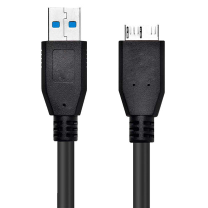Cable de USB Tipo A Micro B 3.0 Alta Velocidad Carga Rápida y Datos Super Speed 4,8 Gbit/s Negro para Samsung Galaxy S5