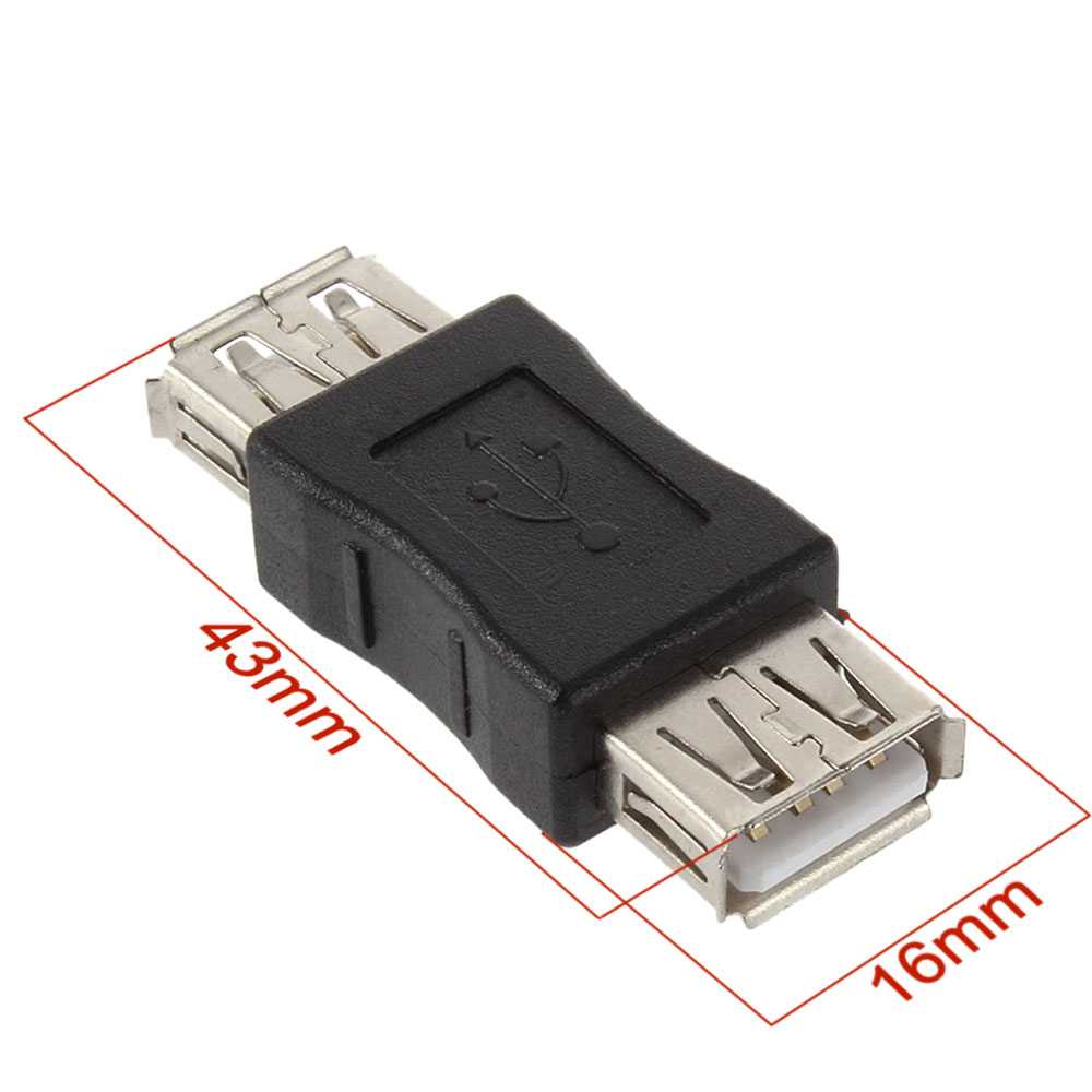 Adaptador USB hembra a USB hembra 2.0
