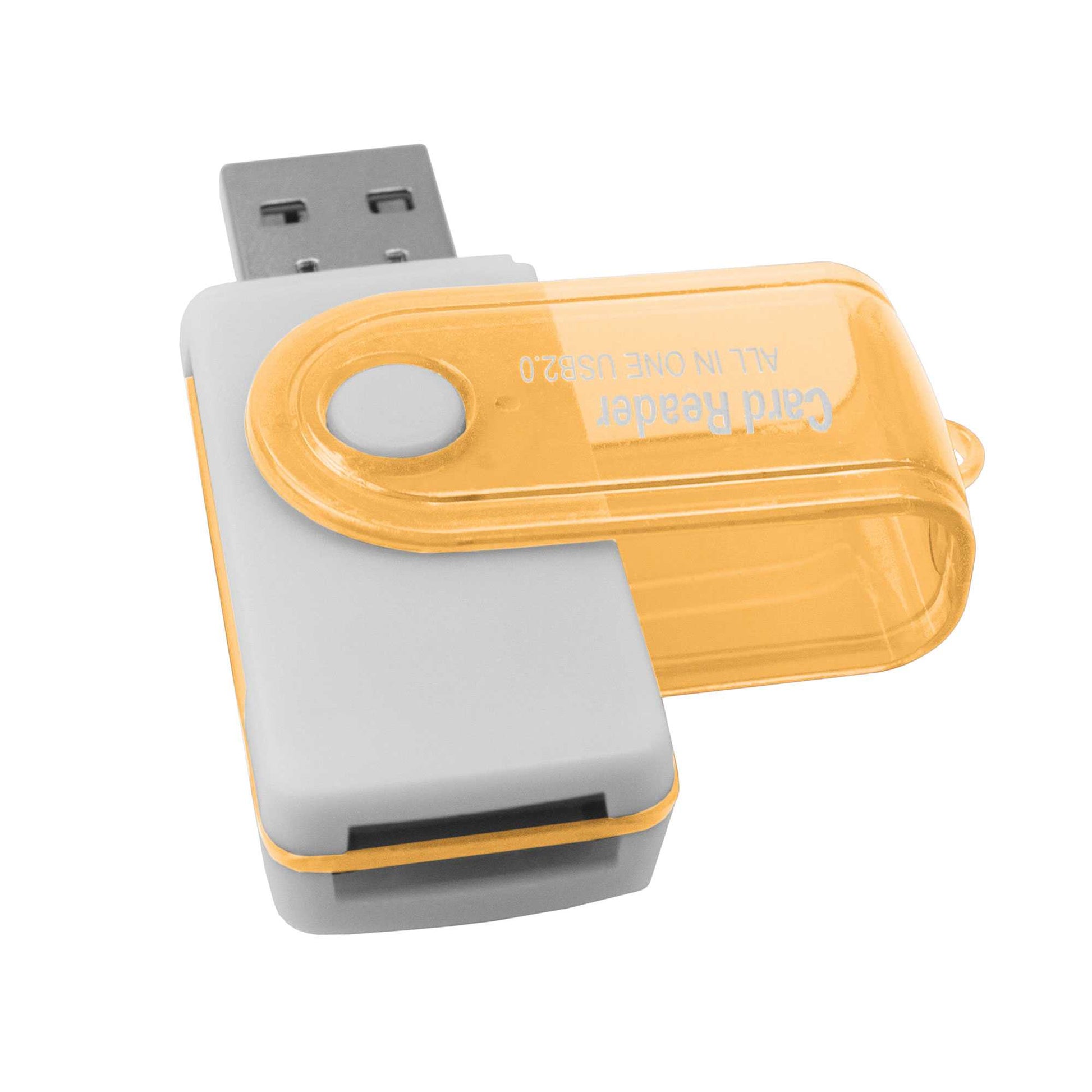 Multi Lector de Tarjetas USB 2.0 con Tapa para SDHC MMC MicroSD TF Mic –  OcioDual