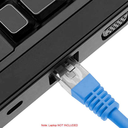 Nanocable 10.20.0402-BL 2m Cat.6 Cable de Red RJ45 Macho LAN Azul para PC Portátil TV Consolas Latiguillo Ethernet Internet Local Area Network UTP